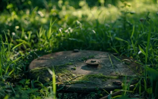 how to locate septic tank lid